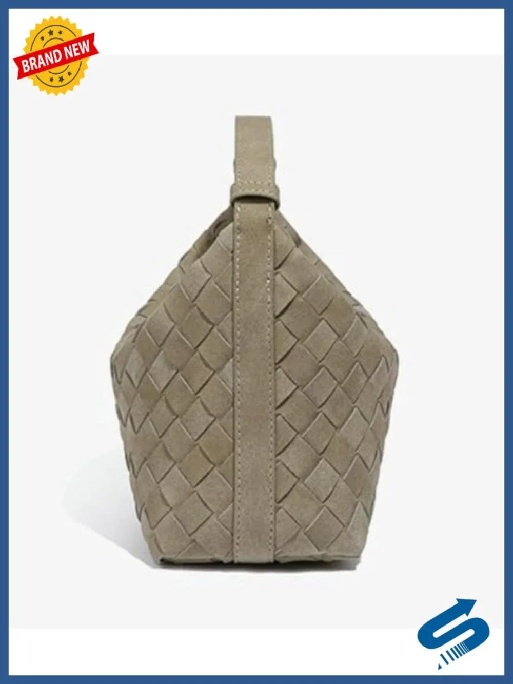 Slouchy Suede Woven Hobo Bag Crossbody Shoulder Purse Tote Satchel